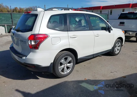 2016 Subaru Forester 2.5I from USA, damaged, VIN JF2SJABC0GH556924